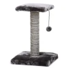 Great & Small Snuggle&Scratch Platform Cat Scratcher Grey Plush Fashion