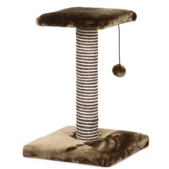 Great & Small Snuggle&Scratch Platform Cat Scratcher Brown Plush Sale