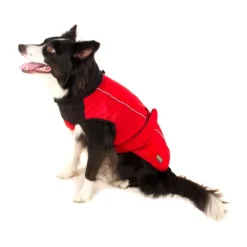 Great & Small Active Great & Small Sports Dog Coat Red Clearance