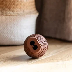Great & Small Stay Wild Grizzly Bear Treat & Bounce Dog Toy Best