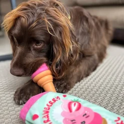 Great & Small Summer Sizzlers Wrapped Ice Cream Dog Toy Hot