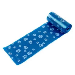Great & Small Tough Eco Dog Poo Bags Blue Paw Print Discount