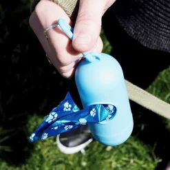 Great & Small Tough Eco Dog Poo Bags Blue Paw Print Discount