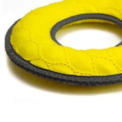 Great & Small Tough Toy Yellow Ring Dog Toy New