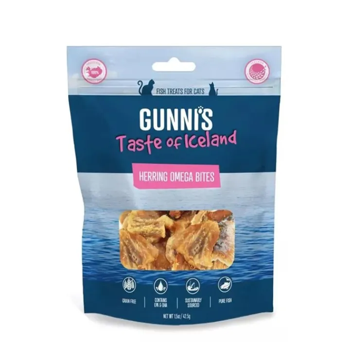 Gunni's Herring Omega Bites Cat 42.5g Sale
