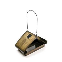 Henry Bell Copper Solar-Powered Open Bird Feeder Hot