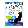 HiLife Its Only Natural Cat Pouch Multipack The Fishy One In Jelly 8 x 70g Clearance