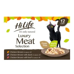 HiLife Meat Selection Wet Cat Food 70g x 12 Clearance