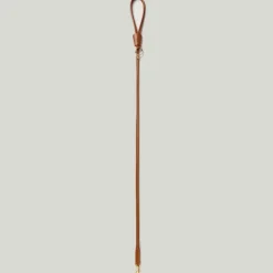 Lily & Leo Leather Rolled Dog Lead Tan Hot
