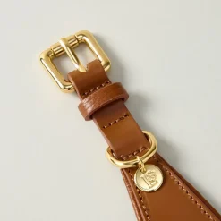 Lily & Leo Leather Whippet Collar Tan Sale