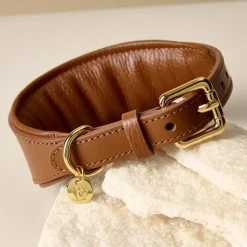 Lily & Leo Leather Whippet Collar Tan Sale