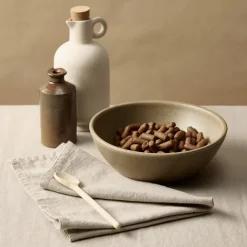 Lily & Leo Portuguese Stoneware Muscovado Pet Bowl Hot