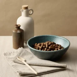 Lily & Leo Portuguese Stoneware Oceanic Pet Bowl Best