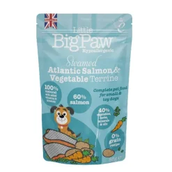 Little Big Paw Atlantic Salmon & Veg Dog Food 150g Clearance