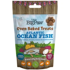 Little Big Paw Oven Baked Atlantic Ocean Fish Dog Treats 130g Best