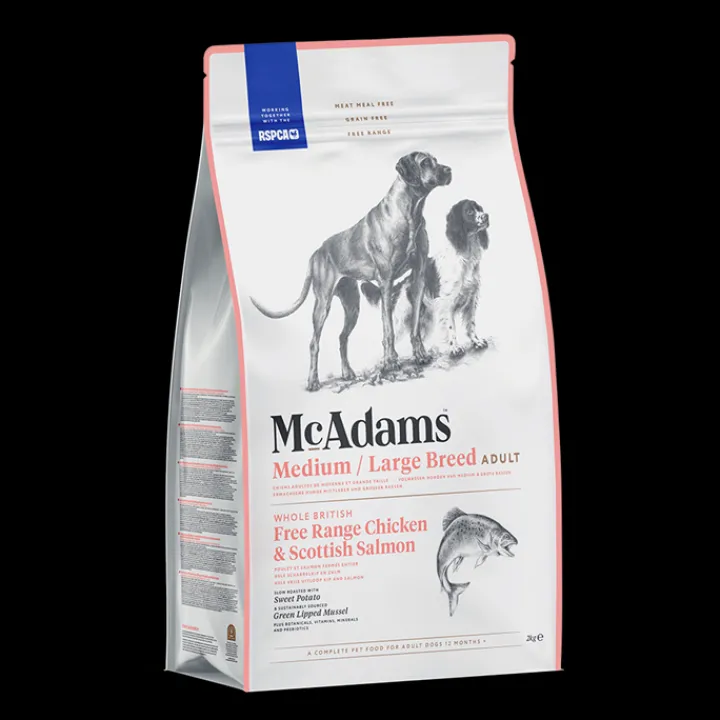 McAdams Chicken & Salmon Medium / Large Breed Dry Dog Food Best