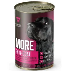 MORE Skin & Coat Support Game Wet Dog Food 400g Clearance