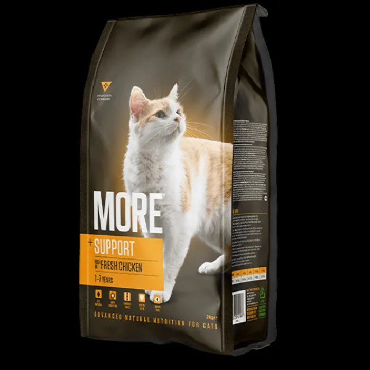 MORE Support Chicken Adult Cat Dry Food Outlet