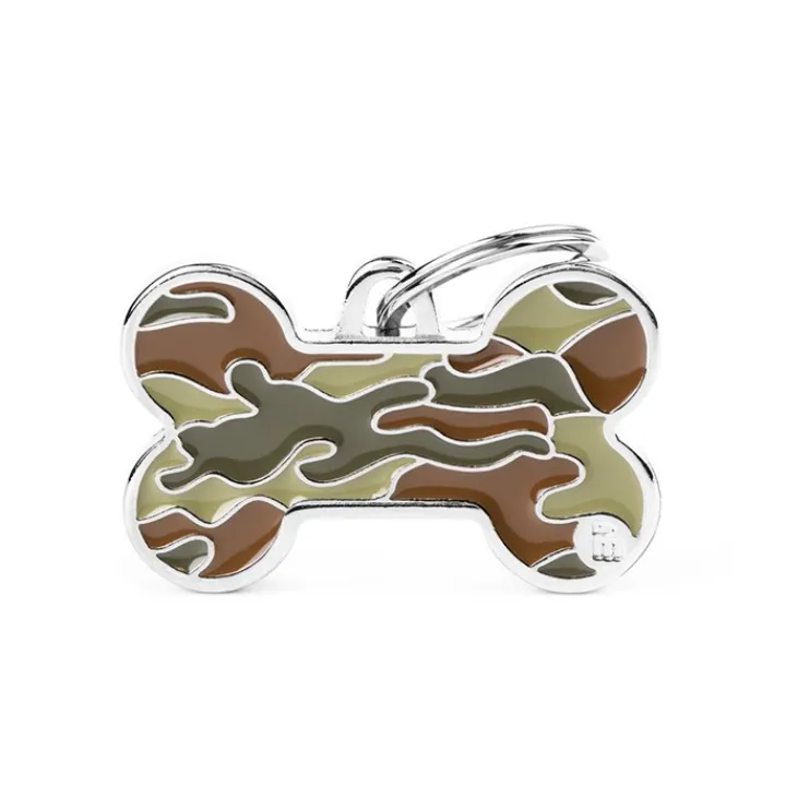 My Family ID Tag Bone Green Camo Outlet