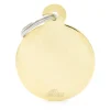 My Family ID Tag Circle Gold Large Clearance