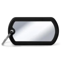 My Family ID Tag Military Hushtag Chrome Fashion