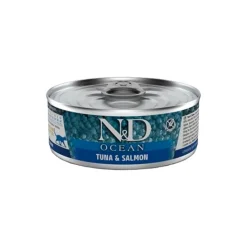 Natural & Delicious Adult Cat Food Ocean Tuna & Salmon 70g Clearance