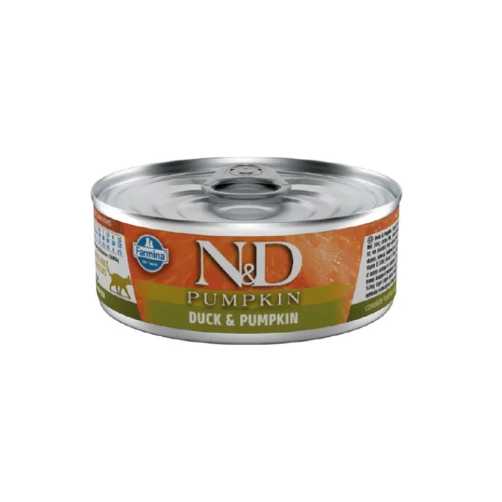 Natural & Delicious Adult Cat Food Duck & Pumpkin 70g Clearance