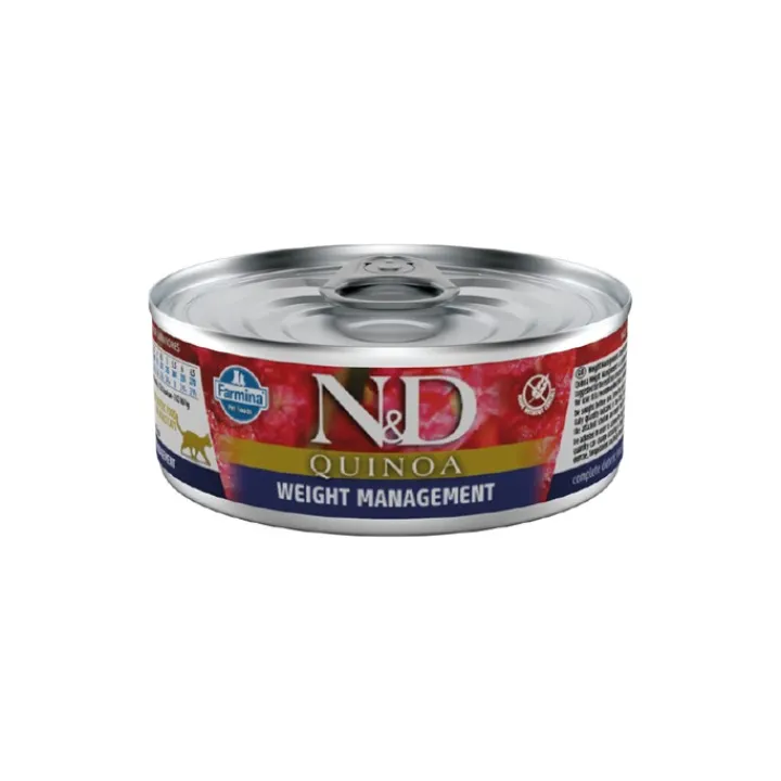 Natural & Delicious Adult Cat Food Quinoa Weight Management 80g New