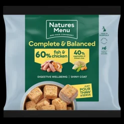 Natures Menu 60/40 Fish and Chicken Nuggets 1kg Raw Dog Food Outlet