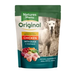 Natures Menu Chicken & Duck Pouch Wet Dog Food 300g Outlet