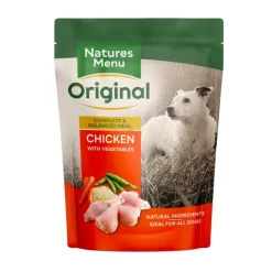 Natures Menu Chicken with Vegetables and Rice Pouch Wet Dog Food 300g Outlet