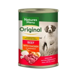 Natures Menu Dog Beef & Chicken Tin Wet Dog Food 400g Outlet