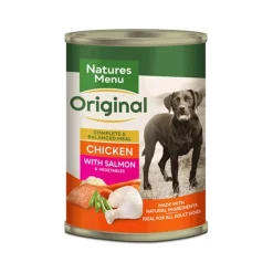 Natures Menu Dog Chicken & Salmon Dog Food 400g Discount