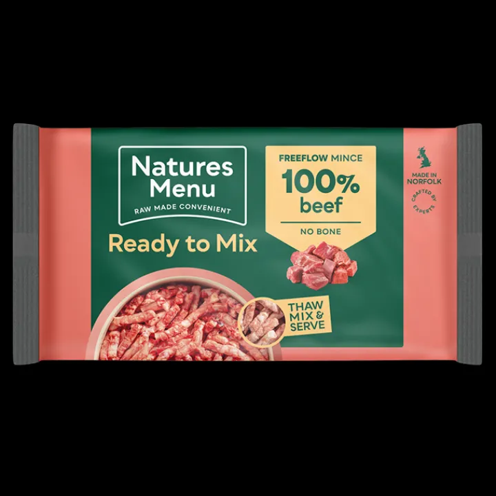 Natures Menu Freeflow Minced Beef Raw Dog Food 2kg Online