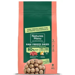 Natures Menu Freeze Dried Dog Food Beef Nuggets Fashion