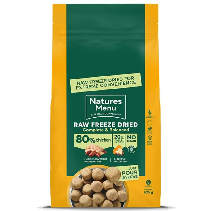 Natures Menu Freeze Dried Dog Food Chicken Nuggets Clearance