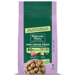 Natures Menu Freeze Dried Dog Food Turkey Nuggets Sale