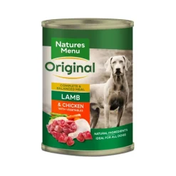 Natures Menu Lamb with Chicken Dog Tin Wet Dog Food 400g Online