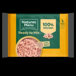 Natures Menu Minced Chicken Blocks 400g Raw Dog Food Fashion