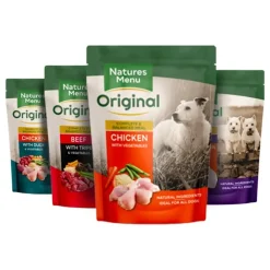 Natures Menu Multipack Complete Dog Pouches Wet Dog Food 300g New