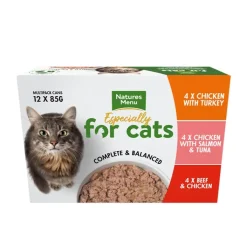 Natures Menu Wet Cat Food Multipack 12x85g Outlet