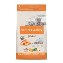 Natures Variety Selected Adult Salmon 1.25kg Clearance