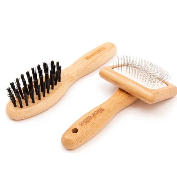 Norah's Bamboo Small Animal Slicker Brush Sale