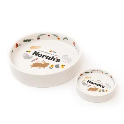 Norah's Small Animal Ceramic Food Bowl New
