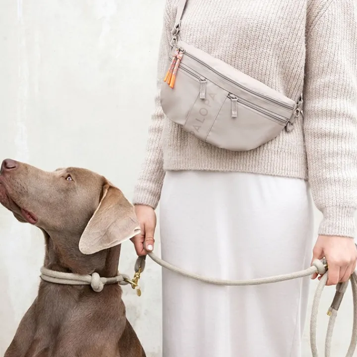Palopa Emma Dog Treat Bag Taupe Fashion