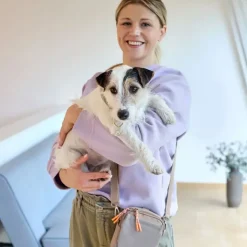 Palopa Greta Taupe Dog Snack Bag Clearance