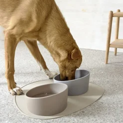 Palopa Loua Granule Taupe Dog Feeding Mat Clearance
