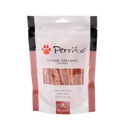 Perrito 100% Chicken Jerky Bars Dog Treats 100g Hot