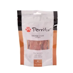 Perrito 100% Chicken Steak Dog Treats 100g New