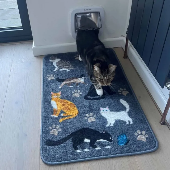 Pet Rebellion Multi Purpose Cat Print Carpet Runner Fashion